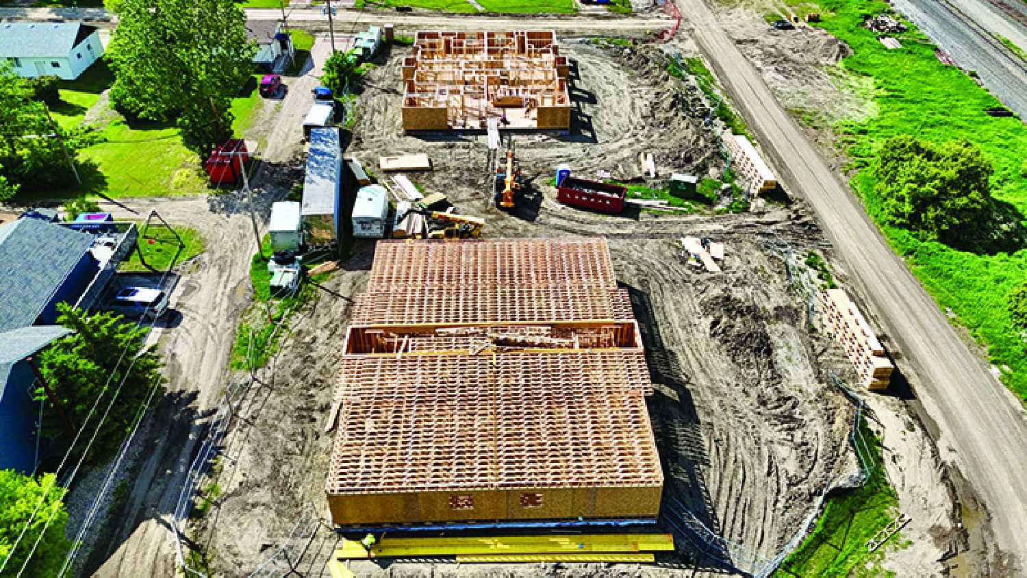 ew apartments under construction Keller Developments is building two apartment buildings on South Front Street in Moosomin. The 24 apartme